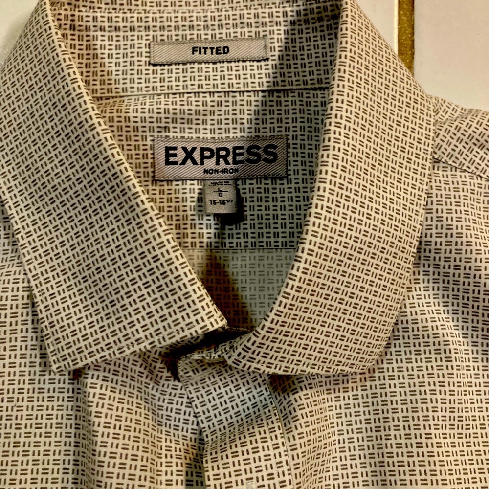 Express Brand non iron collar long sleeve shirt Really Nice!!